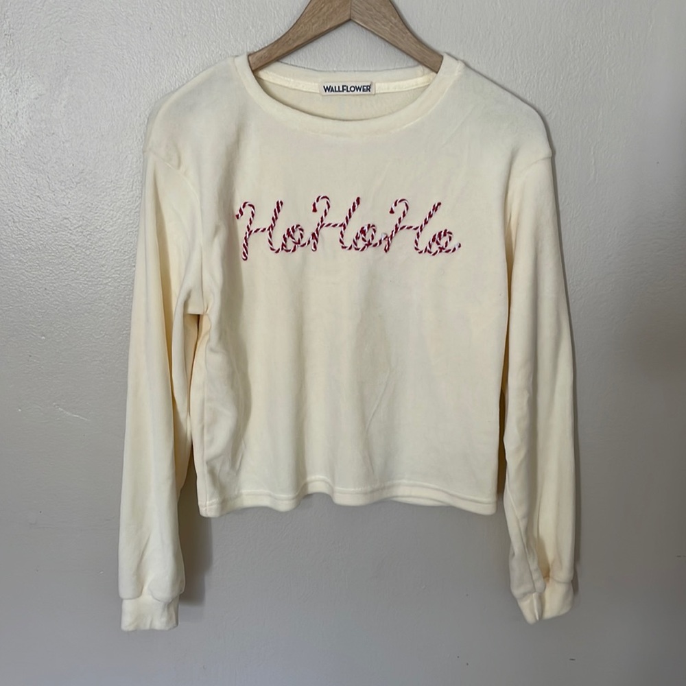 NWOT Wallflower Ho Ho Ho Top.